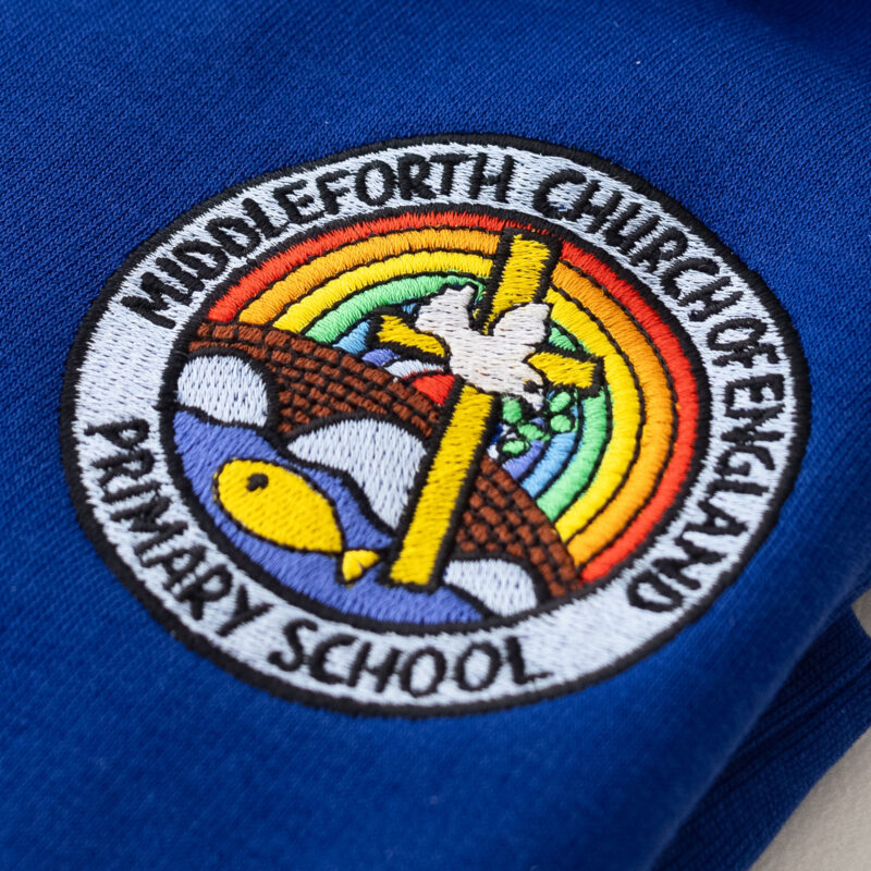Middleforth C of E Primary School Uniform Embroidery