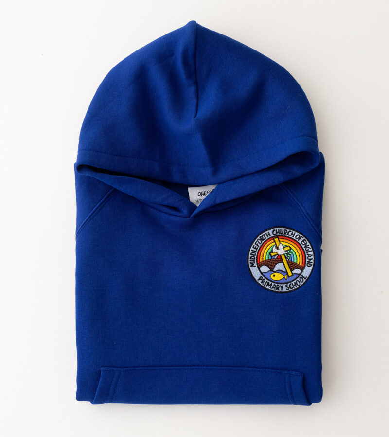 Middleforth C of E Primary School Uniform PE Hooded Sweatshirt
